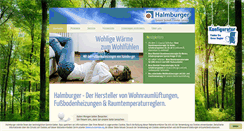 Desktop Screenshot of halmburger.eu